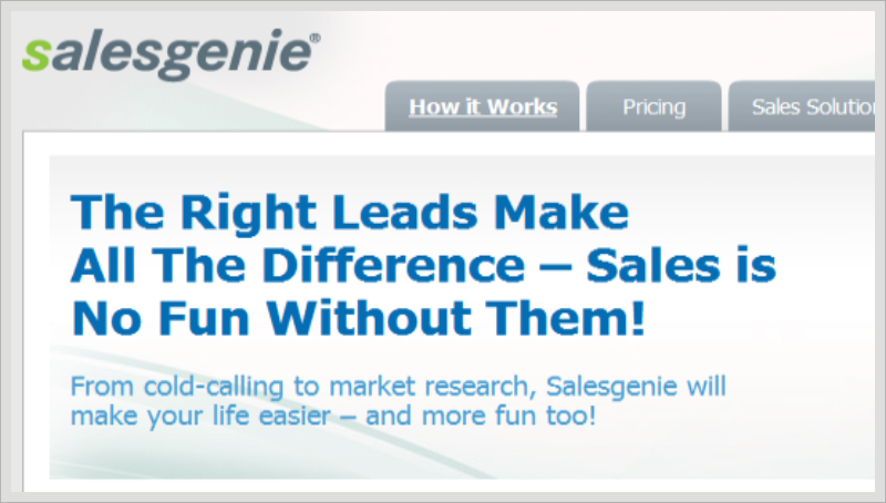 SalesGenie