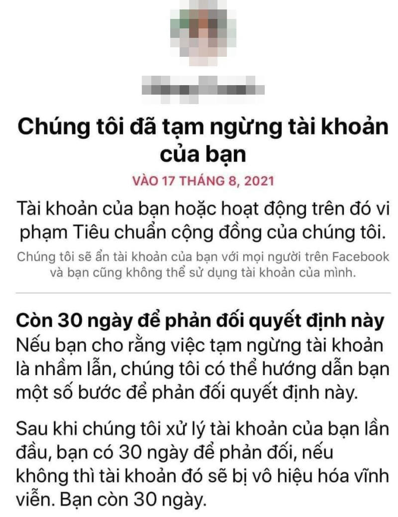 Bị người dùng khác báo cáo (report) hàng loạt